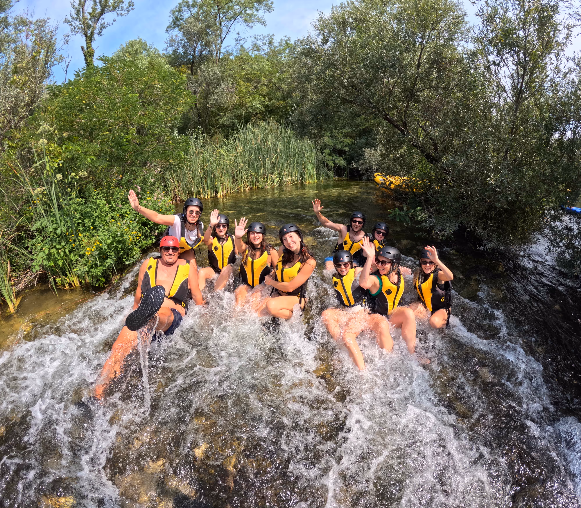 Rafting and food experience on the Cetina river near Omiš